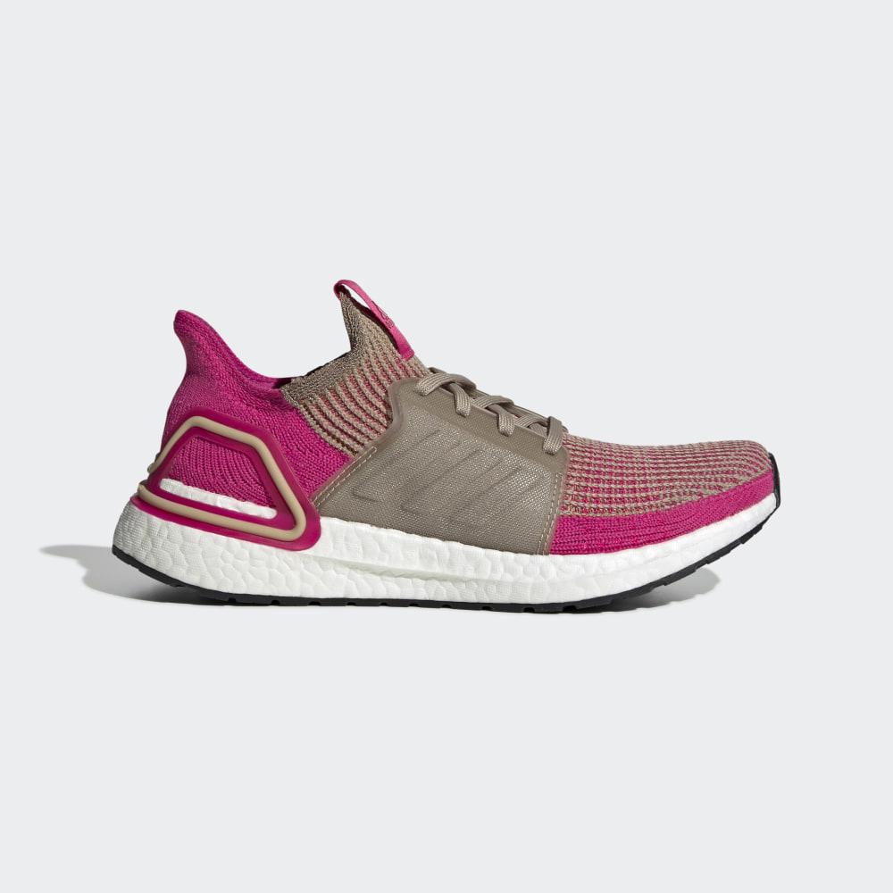 Adidasi Alergare Adidas Ultraboost 19 Dama Romania - Kaki/Roz G27497